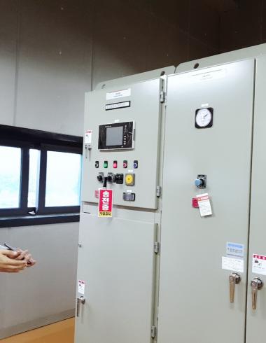 가시리풍력단지에 설치된 ESS전용 변압기