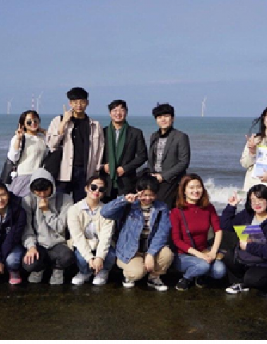 그림 9 Swancor 재생에너지관계자분들과 ETF 단체사진