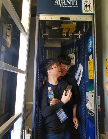 풍력 발전기 내부 리프트